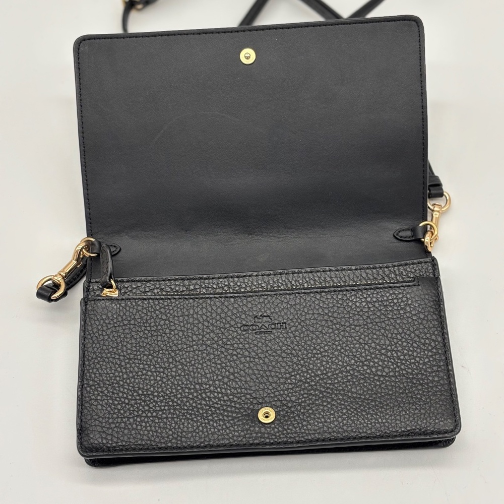 Coach Anna Foldover Crossbody Clutch - Picture 8 of 11